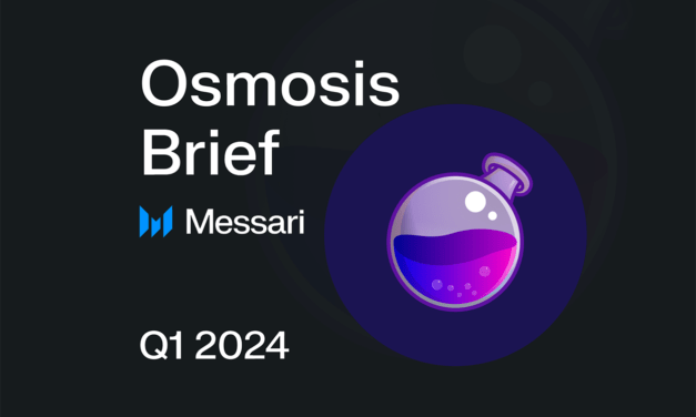 Messari presenta informe de Osmosis del primer trimestre  2024