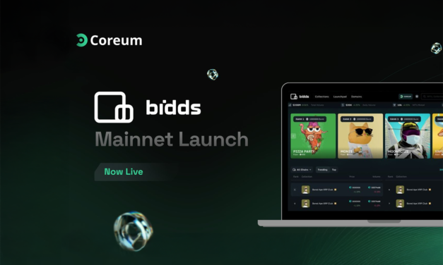 BiddsonCore Lanza Plataforma para Smart NFTs en Coreum