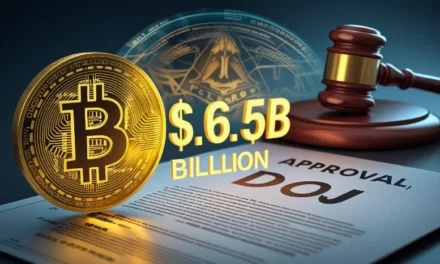 DOJ autorizado para vender $6.5 billones en Bitcoin incautados de Silk Road