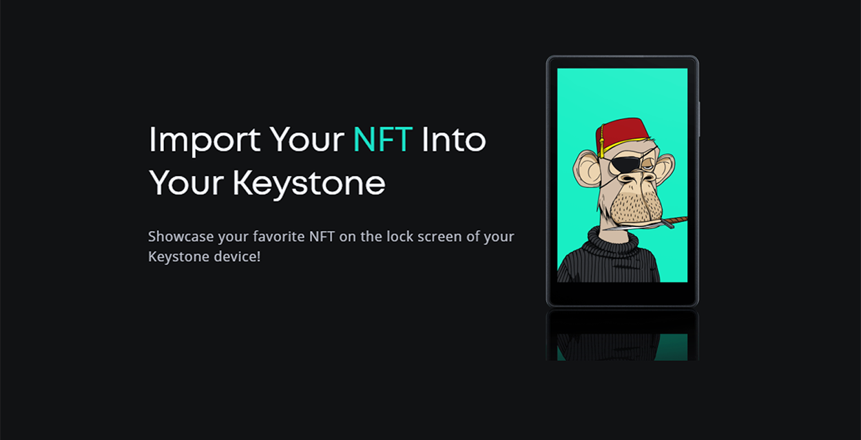 Keystone lanza función de personalización con NFTs