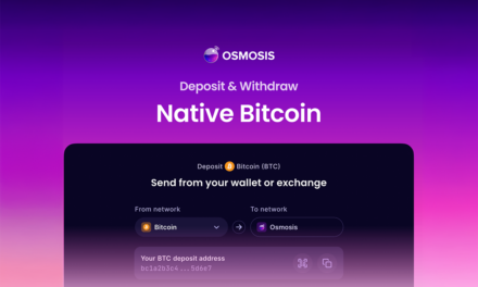 Transferencias de Bitcoin a Osmosis: Más Simples que Nunca