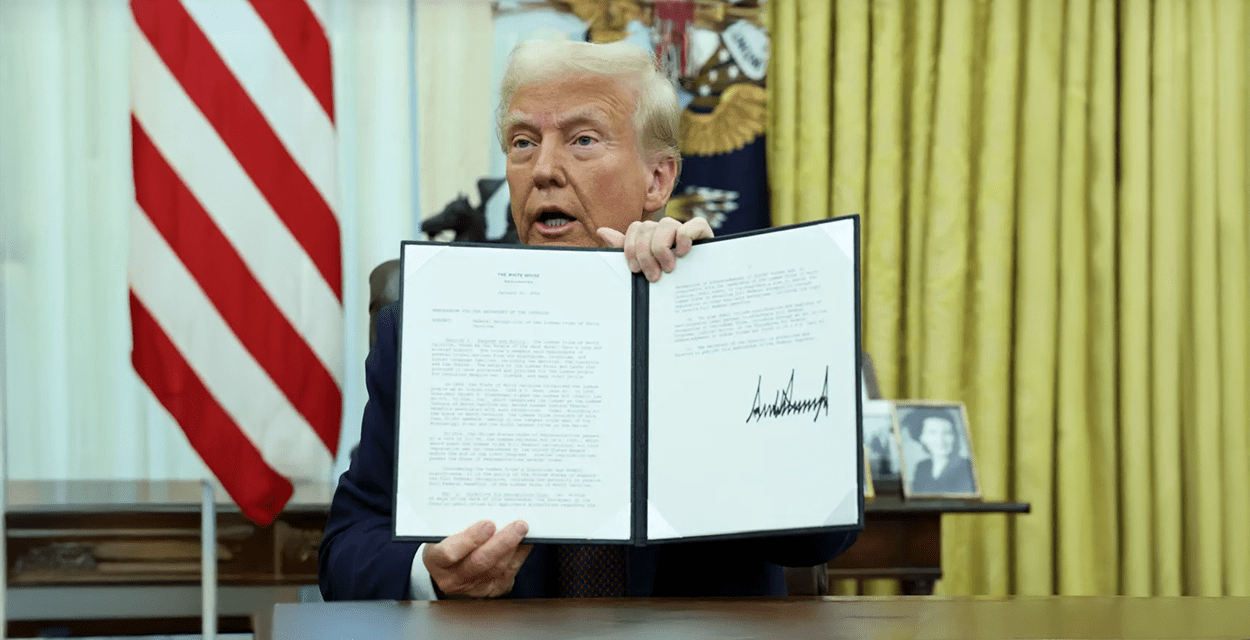 Trump firma orden ejecutiva en EE.UU. para liderar las cripto