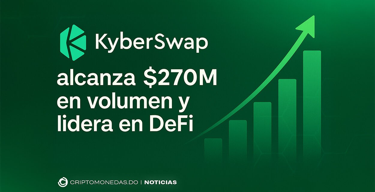 KyberSwap se posiciona en el top 3 en DeFi