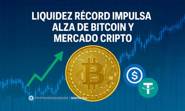 Liquidez récord impulsa alza de Bitcoin y mercado cripto