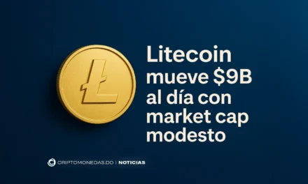 Litecoin mueve $9B al día con market cap modesto