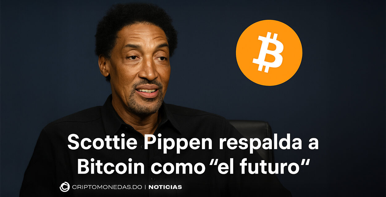 Scottie Pippen respalda a Bitcoin como “el futuro”