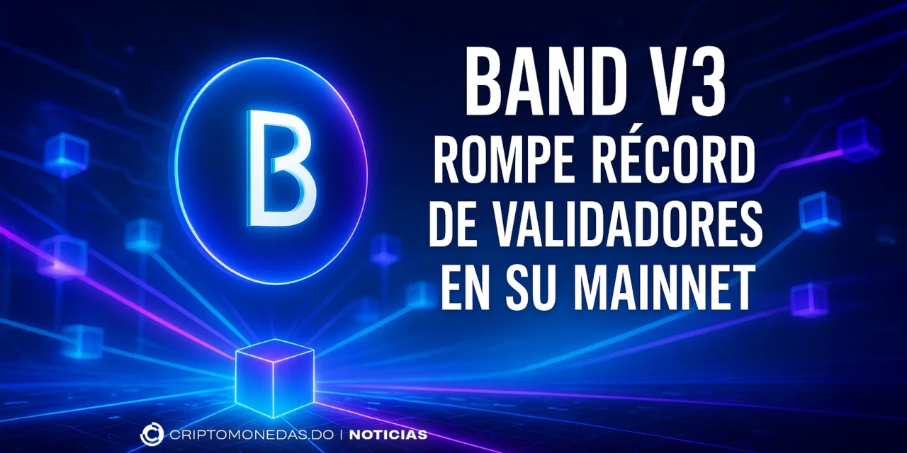 Band v3 rompe récord de validadores en su mainnet