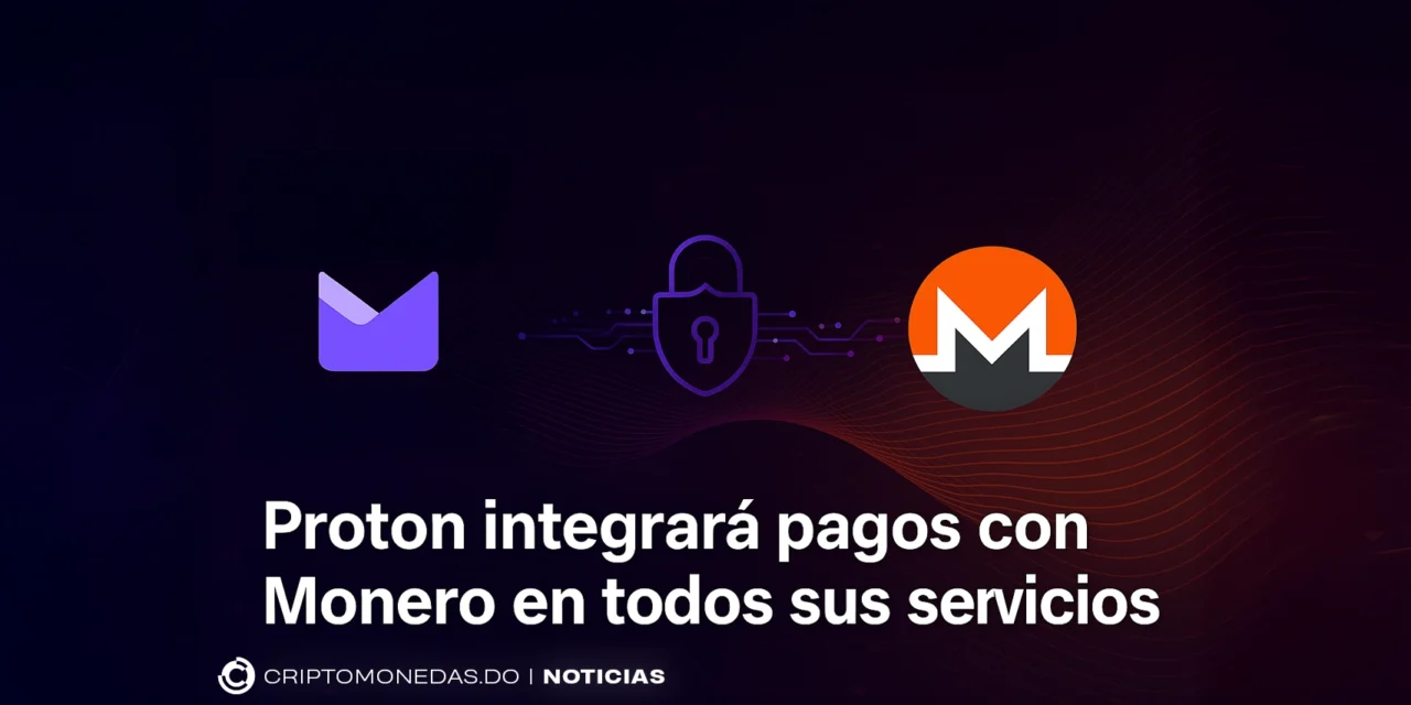 Proton integrará pagos con Monero en todos sus servicios